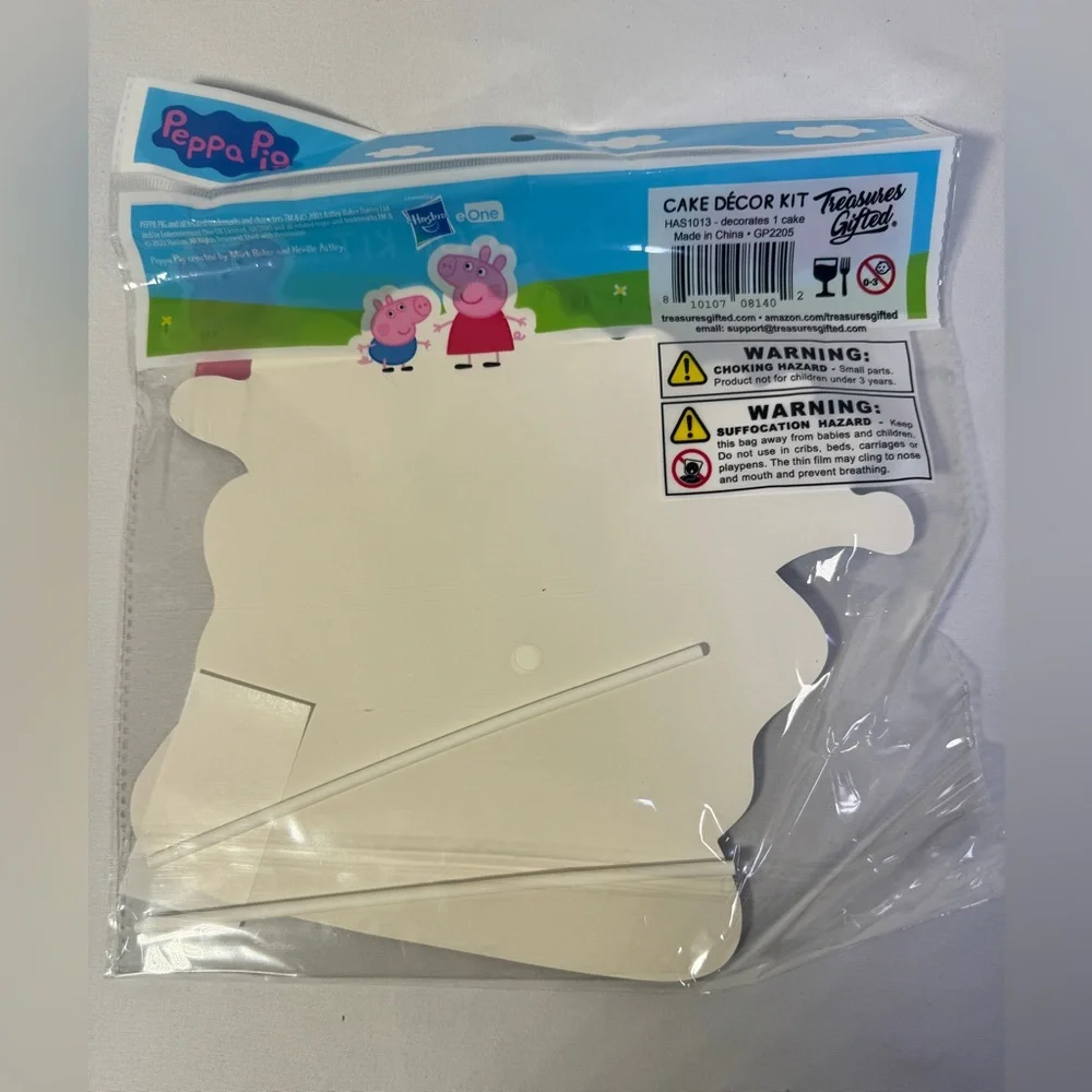 Peppa Pig Birthday Party Supplies Cake Topper Cupcake Wrapper Decorating Kit NEW